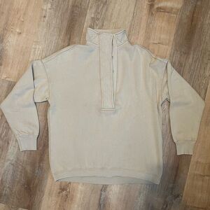 Aerie quarter snap sweatshirt xs NWOT
